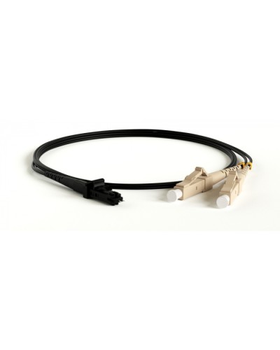 Патч-корд волоконно-оптический Hyperline FC-D2-62-FC/PR-LC/PR-H-5M-LSZH-BK в Чебоксарах Патч-корды оптические Pintop.ru