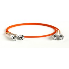 Патч-корд волоконно-оптический Hyperline FC-D2-50-ST/PR-ST/PR-H-20M-LSZH-OR