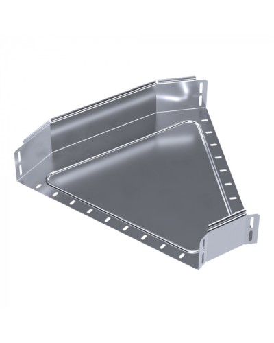 Угол горизонтальный 45 градусов Стандарт INOX (AISI 316) 500х100 Промрукав (PR16.3451) в Чебоксарах Аксессуары для лотков Pintop.ru