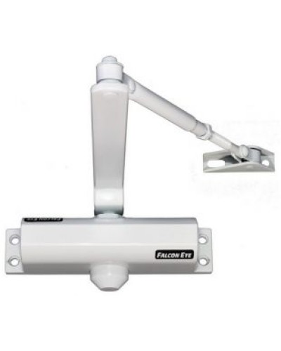 Доводчик дверной Falcon Eye FE-B3W (белый) в Чебоксарах Доводчики Pintop.ru