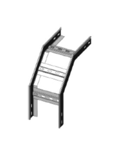 Угол вертикальный внешний 90° 300х80 (1,2) для лестничного лотка ПожТехКабель (651-314) в Чебоксарах Кабельные лотки Pintop.ru