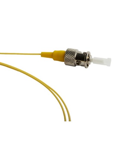 Пигтейл одномодовый оптический SM 9/125 (OS2), ST/UPC, 1 м, LSZH Hyperline FPT-B9-9-ST/UR-1M-LSZH-YL в Чебоксарах Пигтейлы Pintop.ru