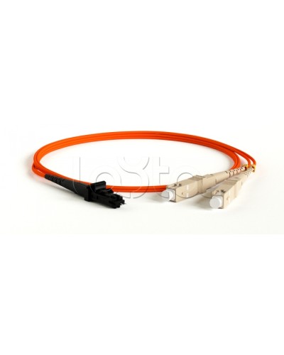 Патч-корд волоконно-оптический Hyperline FC-D2-62-ST/PR-ST/PR-H-3M-LSZH-OR в Чебоксарах Патч-корды оптические Pintop.ru