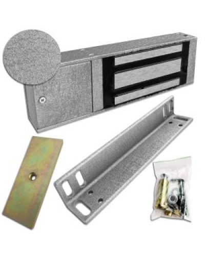 Замок электромагнитный Цифрал-250 ML ЦФРЛ.677100.002-02 серебристый шелк в Чебоксарах Электромагнитные замки Pintop.ru