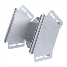 Угол вертикальный внешний 45 градусов Стандарт INOX (AISI 316) 200х100 Промрукав (PR16.2936)