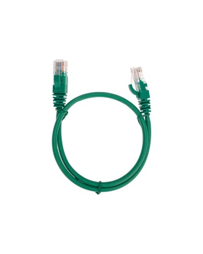 Патч-корд U/UTP, CAT 5e, RJ45-RJ45, 26AWG, LSZH, зеленый, 0,5м REXANT 02-0106-05 в Чебоксарах Патчкорды (медные) Pintop.ru