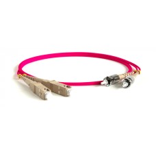 Патч-корд волоконно-оптический Hyperline FC-D2-504-SC/PR-ST/PR-H-20M-LSZH-MG