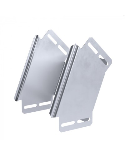 Угол вертикальный внешний 45 градусов Стандарт INOX (AISI 316) 150х100 Промрукав (PR16.2933) в Чебоксарах Аксессуары для лотков Pintop.ru