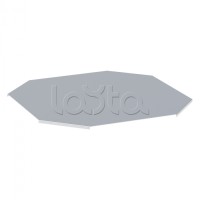 Крышка на ответвитель крестообразный лестничный усиленная 400 мм EKF (kxltp400-2)