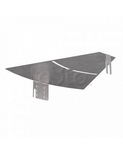 Крышка угла горизонтального изменяемого 0-45 градусов Стандарт 300 Промрукав (PR16.1007) в Чебоксарах Аксессуары для кабель-канала Pintop.ru