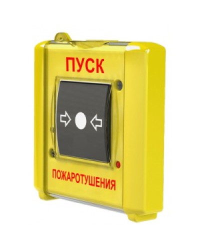 Устройство дистанционного пуска Юнитест УДП-И исп.2 (УДП 513-15 исп.2) надпись (Пуск пожаротушения) в Чебоксарах Пожарные извещатели Pintop.ru