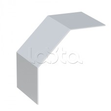 Крышка на угол 90 градусов вертикальный внешний лестничный усиленная 150x900 мм (2 мм) EKF (kvoltp90150900-2)