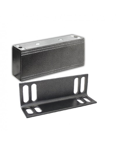 Замок электромагнитный Олевс М1-150 с уголком серый в Чебоксарах Электромагнитные замки Pintop.ru