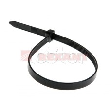 Хомут-стяжка нейлоновый 8х400 мм чёрный (100шт/уп) REXANT 07-0401-8