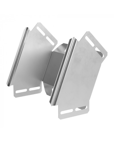 Угол вертикальный внешний 90 градусов Стандарт INOX (AISI 304) 200х100 Промрукав (PR16.2996) в Чебоксарах Аксессуары для лотков Pintop.ru