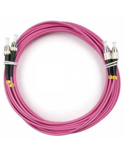 Шнур оптический duplex FC-ST 50/125 mm OM4 7м LSZH Cabeus FOP-50-OM4-FC-ST-7m в Чебоксарах Патч-корды оптические Pintop.ru