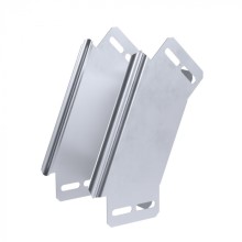 Угол вертикальный внешний 45 градусов Стандарт INOX (AISI 316) 100х80 Промрукав (PR16.2929)