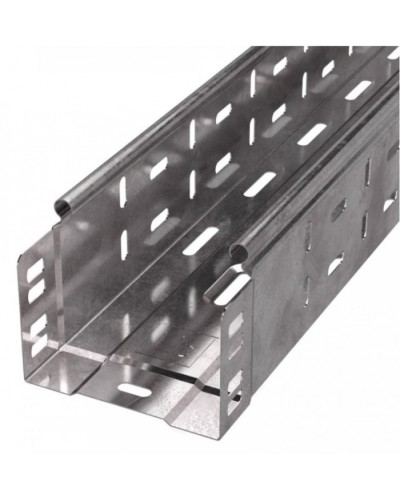 Лоток перфорированный Стандарт 100х80х3000 (0,7 мм) (6 м/уп) Промрукав (PR16.0003) в Чебоксарах Кабельные лотки Pintop.ru