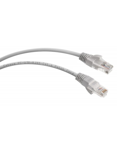 Шнур коммутационный 2xRJ-45/8P8C U/UTP кат.6 (0,5 м) Cabeus PC-UTP-RJ45-Cat.6-0.5m в Чебоксарах Патчкорды (медные) Pintop.ru