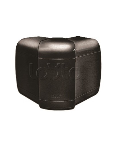 Угол внешний 110х50 мм, измен. черный DKC 01052A в Чебоксарах Аксессуары для лотков Pintop.ru