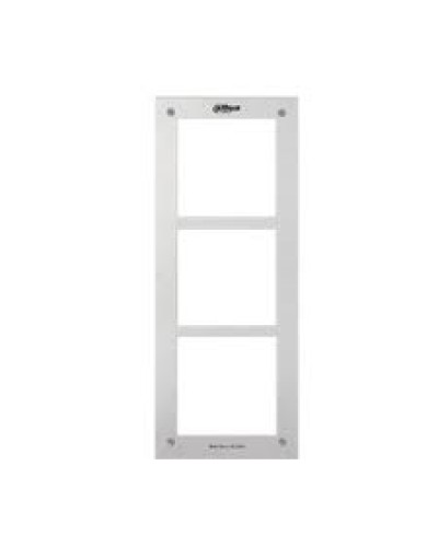 Рамка металическая для 3 модулей Dahua VTOF003 в Чебоксарах Дополнительное оборудование для СКУД Pintop.ru