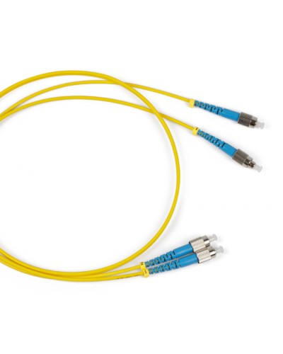 Патч-корд волоконно-оптический Hyperline FC-S2-9-FC/AR-FC/AR-H-1M-LSZH-YL в Чебоксарах Патч-корды оптические Pintop.ru