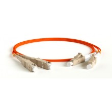 Патч-корд волоконно-оптический Hyperline FC-D2-62-LC/PR-SC/PR-H-5M-LSZH-OR