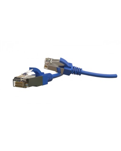 Патч-корд S/FTP Hyperline (PC-LPT-SFTP-RJ45-RJ45-C6-2M-LSZH-BL) в Чебоксарах Патчкорды (медные) Pintop.ru
