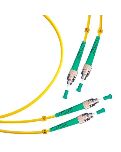 Шнур оптический duplex FC/APC-FC/APC 9/125 sm 7м LSZH Cabeus FOP(d)-9-FC/APC-FC/APC-7m в Чебоксарах Патч-корды оптические Pintop.ru