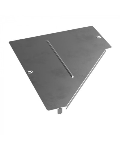 Крышка переходника левого Стандарт INOX (AISI 304) 500х200 Промрукав (PR16.4306) в Чебоксарах Аксессуары для лотков Pintop.ru