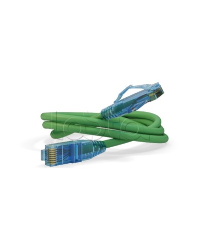Патч-корд RJ45-RJ45, 4 пары, UTP, кат.6, LSZH (1,5м) Hyperline PC-LPM-UTP-RJ45-RJ45-C6-1.5M-LSZH-GN в Чебоксарах Патчкорды (медные) Pintop.ru