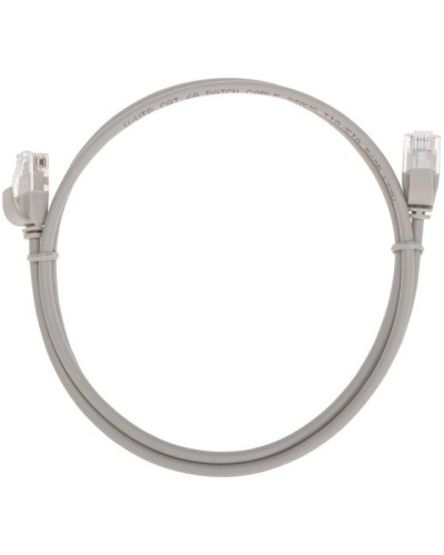 Патч-корд U/UTP, CAT 6A (10G), RJ45-RJ45, 28AWG, LSZH, серый, 1м REXANT 02-0380-1 в Чебоксарах Патчкорды (медные) Pintop.ru