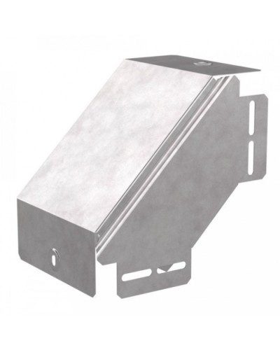 Угол вертикальный внешний 90 градусов с крышкой Стандарт 150х100 Промрукав (PR16.0547) в Чебоксарах Аксессуары для лотков Pintop.ru