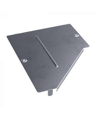 Крышка переходника левого Стандарт INOX (AISI 316) 400х200 Промрукав (PR16.5583) в Чебоксарах Аксессуары для лотков Pintop.ru