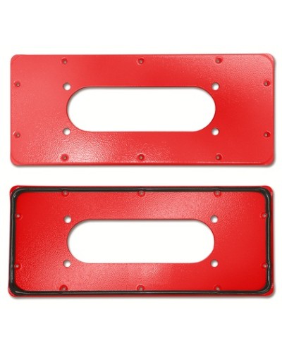 Фланец красный для ST с перф. Тип 5 DKC R5FPST03-RAL3000 в Чебоксарах Аксессуары для стоек и шкафов Pintop.ru