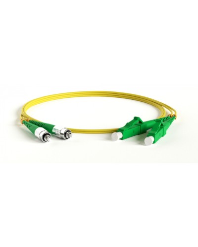 Патч-корд волоконно-оптический Hyperline FC-D2-9-FC/AR-FC/AR-H-1M-LSZH-YL в Чебоксарах Патч-корды оптические Pintop.ru