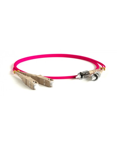 Патч-корд волоконно-оптический Hyperline FC-D2-504-LC/PR-SC/PR-H-15M-LSZH-MG в Чебоксарах Патч-корды оптические Pintop.ru