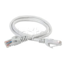 ITK Коммутационный шнур (патч-корд) кат.6 UTP 3м серый (PC01-C6U-3M)