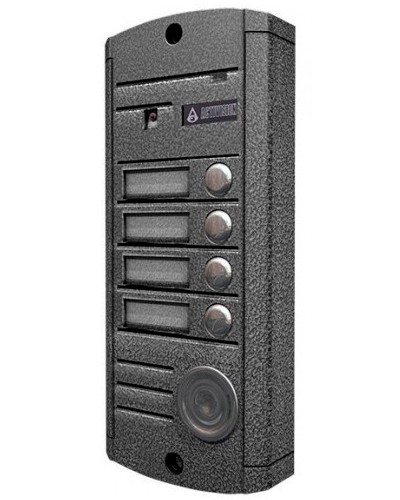 Видеопанель вызывная накладная цветная на 4 абонента Activision AVP-454 (PAL, антик) в Чебоксарах Вызывные видеопанели малоабонентные Pintop.ru