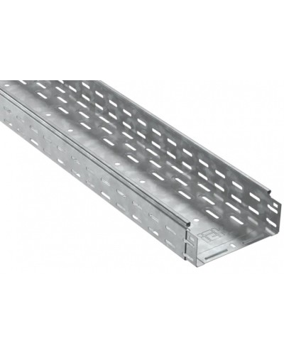 ESCA Лоток перфорированный 80х300х3000-1,0 HDZ IEK (CLP10-080-300-100-3-M-HDZ) в Чебоксарах Кабельные лотки Pintop.ru