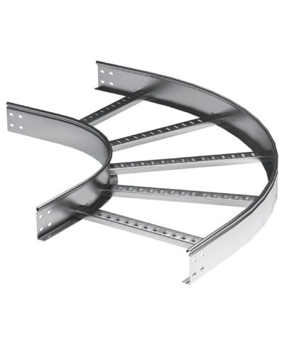 Угол горизонтальный 90 градусов 50x200 R-300 DKC LC5320 в Чебоксарах Аксессуары для лотков Pintop.ru