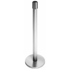 Стойка ограждения передвижная с ремнем (2 метра красный с тормозом) Oxgard ВЗР2387.04