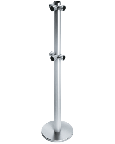 Стойка ограждения T-образная передвижная Oxgard ВЗР 2442.04 в Чебоксарах Ограждения Pintop.ru