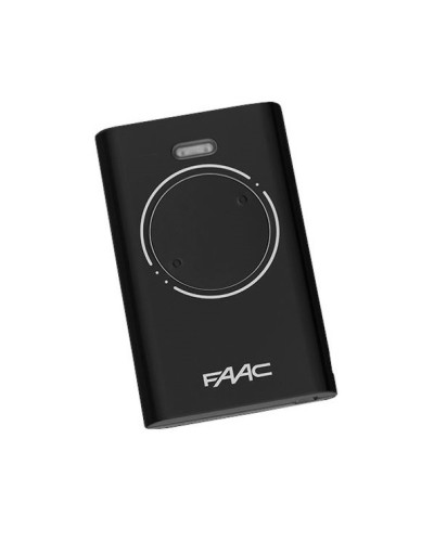 Брелок-передатчик 2-канальный Faac 7870071 (черный) в Чебоксарах Устройства радиоуправления для шлагбаумов и автоматики Pintop.ru