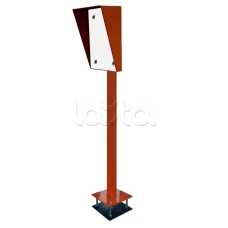 Стойка для считывателя Аякс 300х400 мм, оранжевая, Базовая, прямая