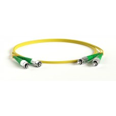 Патч-корд волоконно-оптический Hyperline FC-D2-9-FC/AR-SC/AR-H-10M-LSZH-YL