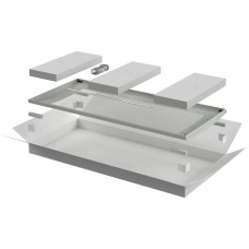 ITK LINEA N Дверь перфорированная 600мм шкафа 38U сер. (LN35-38U6X-DP)