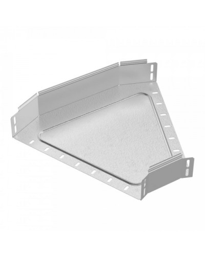 Угол горизонтальный 45 градусов Стандарт HDZ 400х80 Промрукав (PR16.1629) в Чебоксарах Аксессуары для лотков Pintop.ru