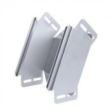 Угол вертикальный внешний 45 градусов Стандарт INOX (AISI 316) 150х80 Промрукав (PR16.2932)