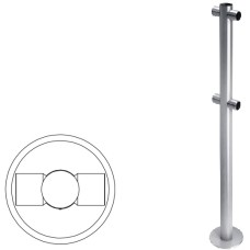 Стойка ограждения i-образная (антик серебро) Oxgard